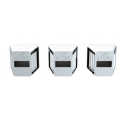 Chrome Plastic A/C & Heater Slider Control Knob For Kenworth/Freightliner - Plain (Card Of 3)