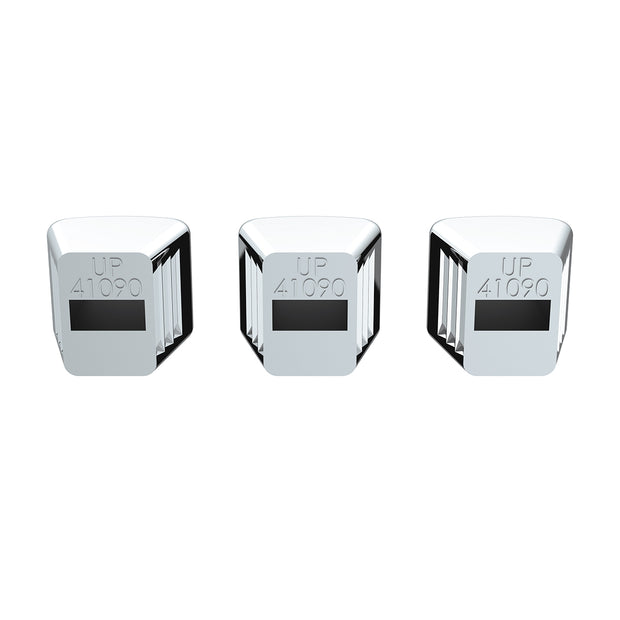 Chrome Plastic A/C & Heater Slider Control Knob For Kenworth/Freightliner - Plain (Card Of 3)