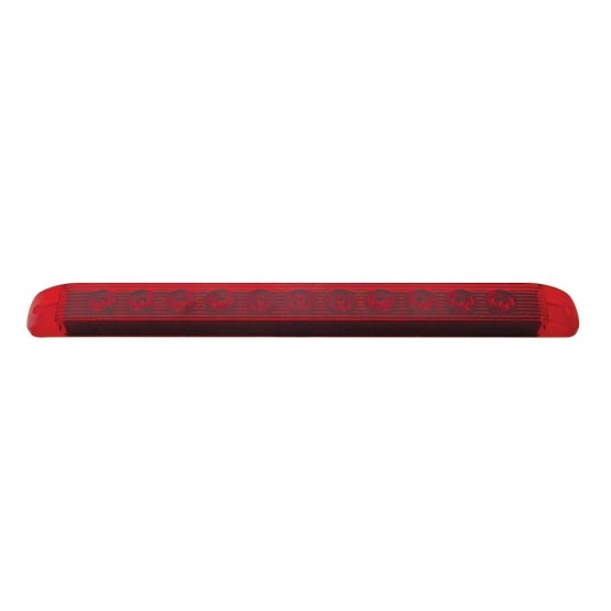 11 LED 17" Light Bar Only (Stop, Turn &amp; Tail) - Red LED/Red Lens