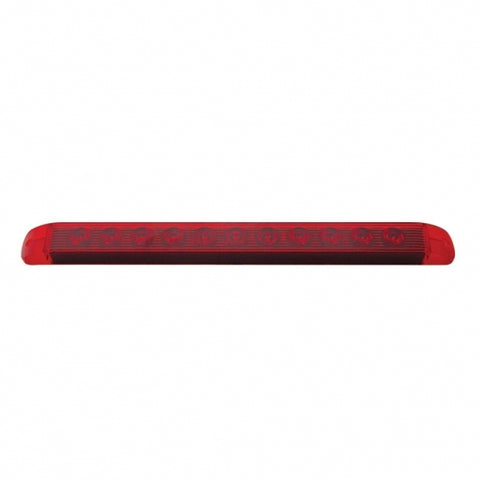 11 LED 17" Light Bar Only (Stop, Turn & Tail) - Red LED/Red Lens