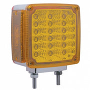 39 LED Reflector Double Face Turn Signal Light (Passenger) - Amber & Red LED/Amber & Red Lens