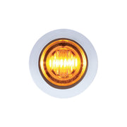 3 LED 3/4" Mini Double Fury Light (Clearance/Marker) - Amber LED/Blue LED