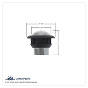 3 LED 3/4" Mini Light (Clearance/Marker) - Red LED/Clear Lens