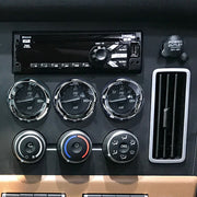 Chrome Small Gauge Bezel With Visor For 2018-2023 Freightliner Cascadia