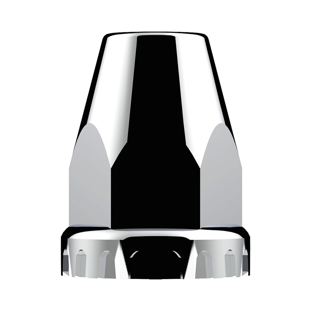 33mm x 2-3/4" Chrome Plastic Original Nut Covers - Push-On United Pacific 10265