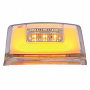 24 LED GloLight Square Cab Light - Amber LED/Clear Lens