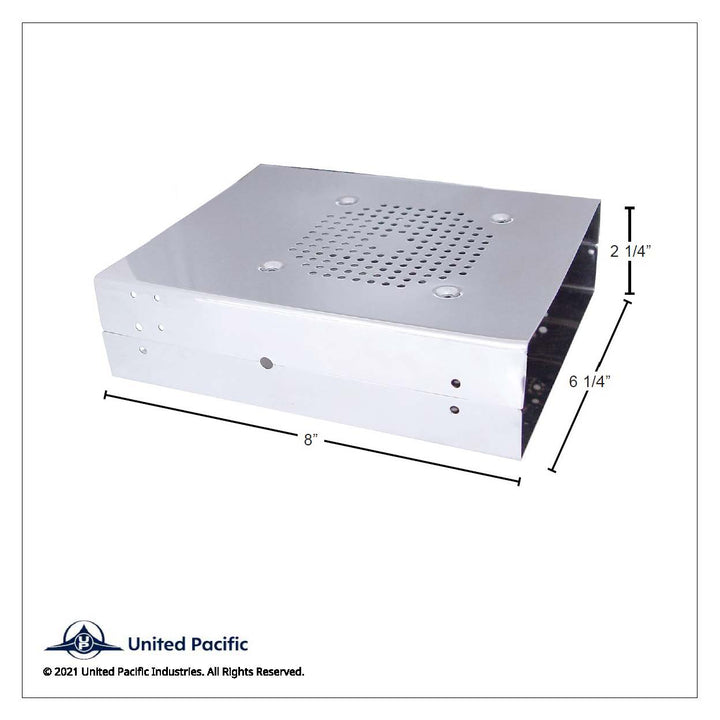Stainless C.B. Case - Front Output &amp; Speaker Hole