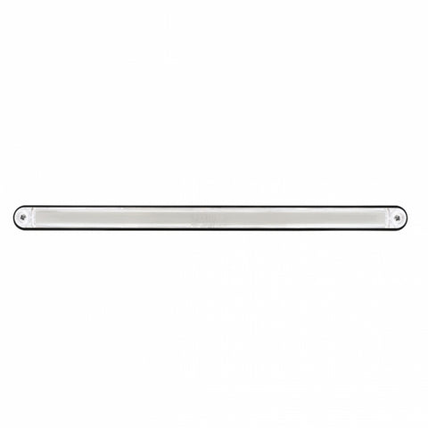 24 LED 12" GloLight Bar With Black Housing - Amber LED/Clear Lens