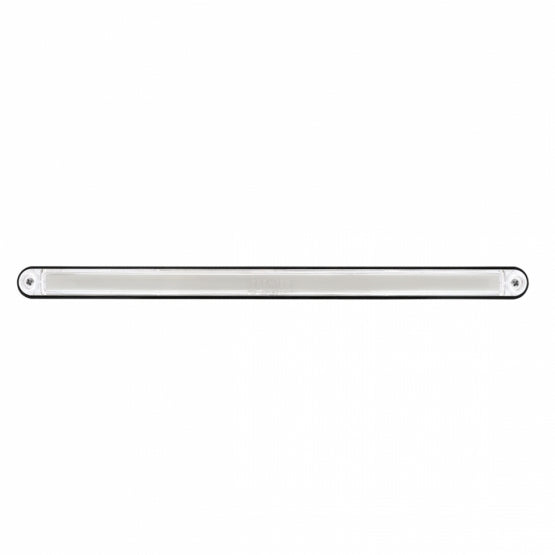 24 LED 12" GloLight Bar With Black Housing - Amber LED/Clear Lens