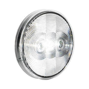 6 LED 4" Round Light (Back-Up)-White LED/Clear Lens