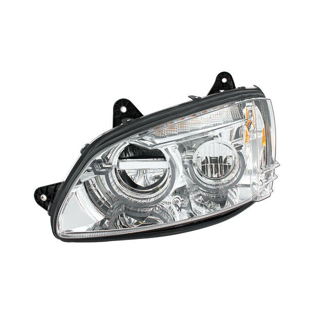 Chrome Full LED Headlight For 2008-2017 Kenworth T660-Driver