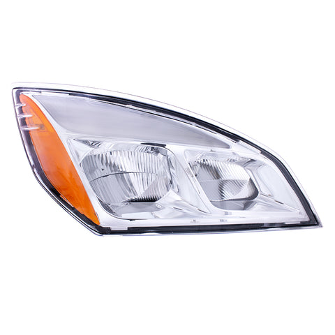 Chrome LED Headlight For 2018-2024 Freightliner Cascadia - Passenger