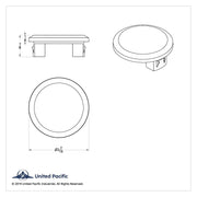 Chrome Gauge Blank for 2018-2023 Freightliner Cascadia