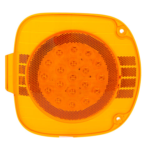 22 LED Turn Signal Light For 1996-2010 Freightliner Century - Amber LED/Amber Lens