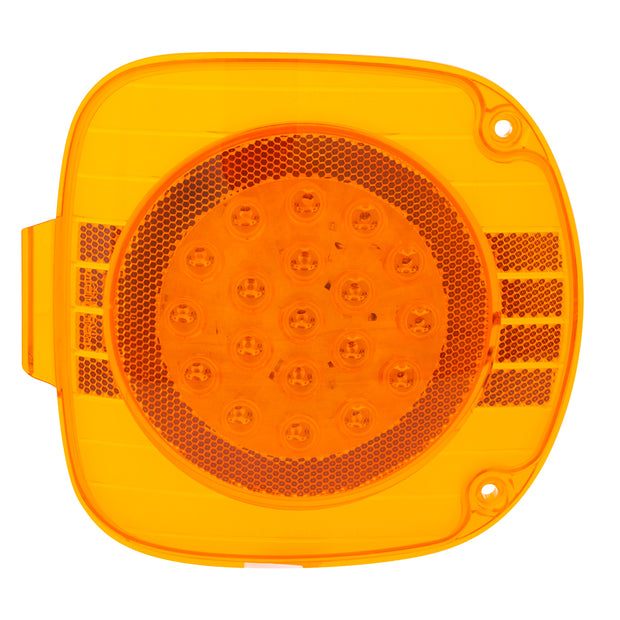 22 LED Turn Signal Light For 1996-2010 Freightliner Century - Amber LED/Amber Lens