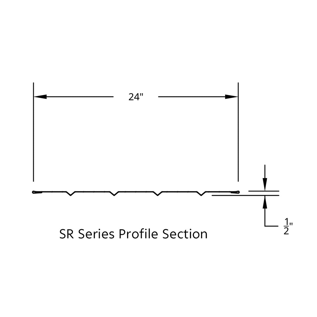 126" 430 Stainless Steel (18ga) Beaded Edge Ribbed Full Fender  54" Spread - SR Series (Pair)