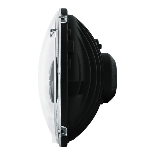 ULTRALIT - 5 High Power LED 7" Dual Function Headlight - Black