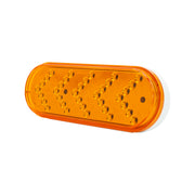 35 LED 6" Reflector Oval Sequential Turn Signal Light - Amber LED/Amber Lens