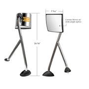 SS Hood Mirror Assembly With Sequential LED Turn Signal For 2008-2017 International Prostar - Passenger