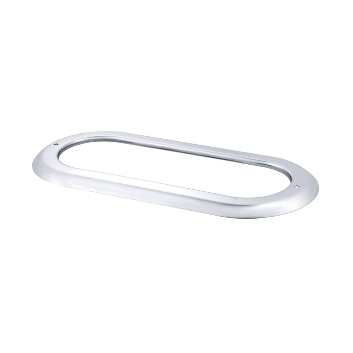Stainless Steel Light Bezel For 6" Oval Grommet Mounted Light
