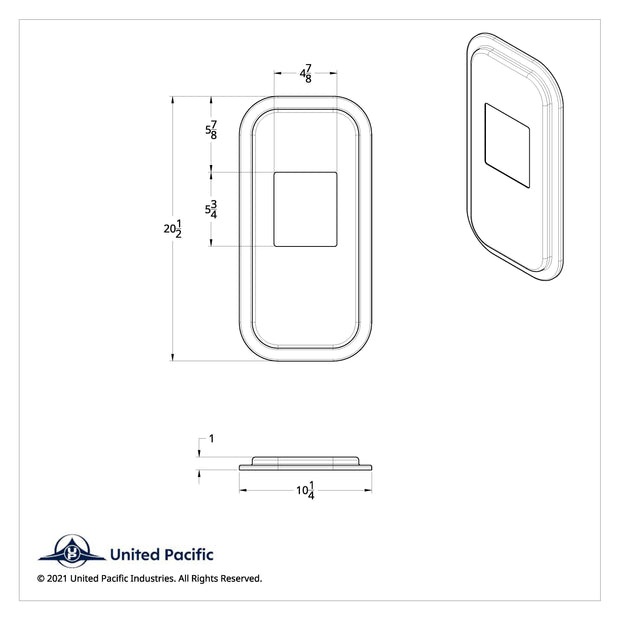 2005+ Peterbilt Stainless Shift Plate Cover