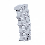 Skulls Pistol Grip Gearshift Knob - Chrome