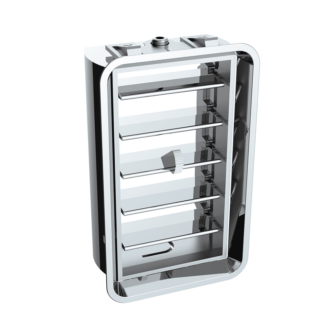 Chrome Plastic A/C Vent For 1989-2010 Freightliner FLD/Classic - Center Dash