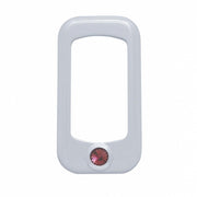 Rocker Switch Bezel For Peterbilt/ Kenworth With Purple Crystal (3-Pack)