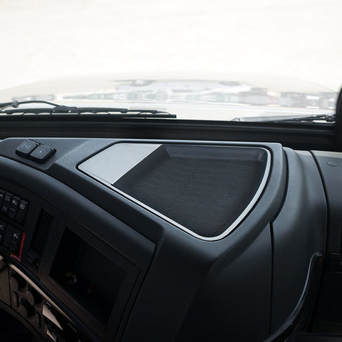 Chrome Plastic Dash Top Tray For 2018-2024 Volvo VNL