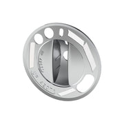 Chrome Plastic 2-Piece Headlight With Fog Light Switch Cover For 2008-2017 Freightliner Cascadia