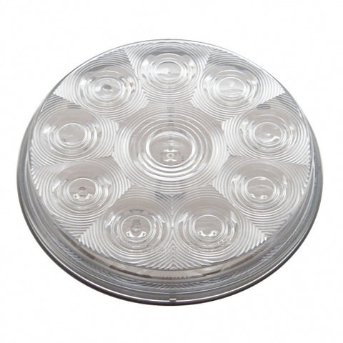10 LED 4 "Auxiliary/Utility Light - White LED/Clear Lens