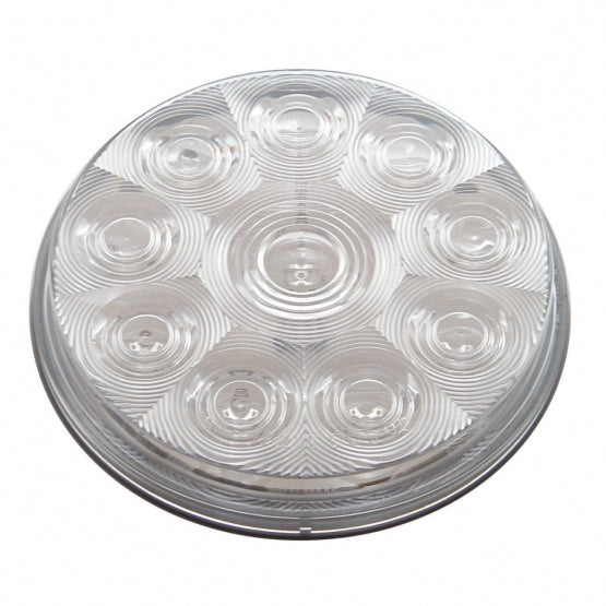 10 LED 4 "Auxiliary/Utility Light - White LED/Clear Lens