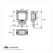 5 High Power LED Heated Work Light - Flood Light