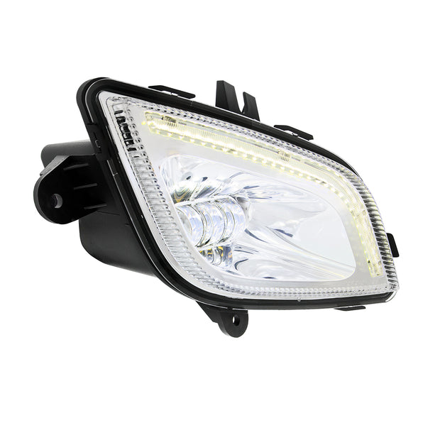 34 LED Chrome Fog Light With LED Light Bar For 2018-2024 Freightliner Cascadia - Passenger