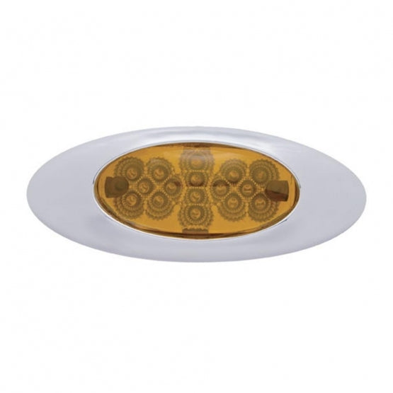 16 LED Phantom I Reflector Light (Clearance/Marker) - Amber LED/Amber Lens