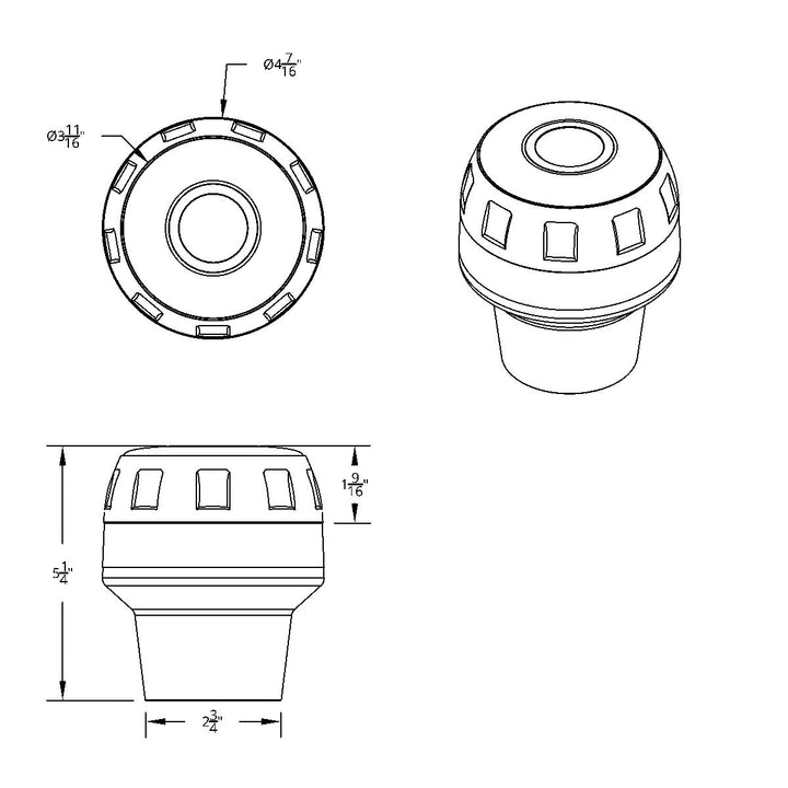 Chrome Steering Wheel Hub &amp; Horn Button Kit For 1989-2006 Freightliner