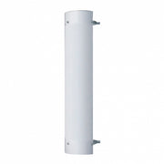 48" Tall 270 Degree Stainless Exhaust Muffler Shield For 9" Diameter Exhaust - Plain