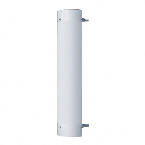 48" Tall 270 Degree Stainless Exhaust Muffler Shield For 9" Diameter Exhaust - Plain