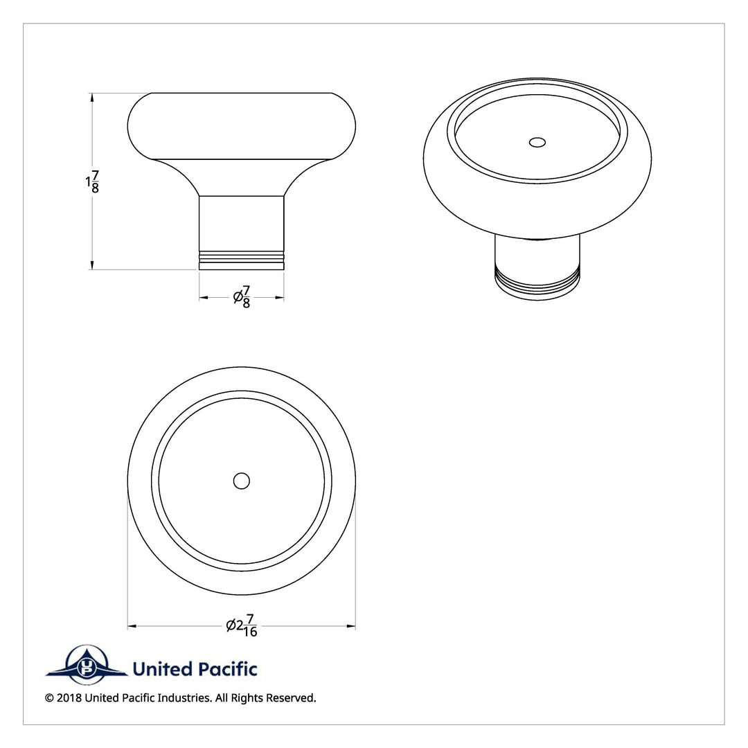 Deluxe Military Medallion Air Valve Knobs - Air Force