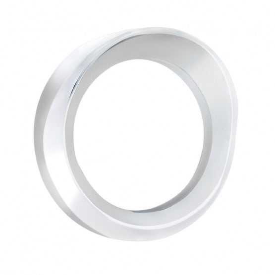Chrome Plastic Speedometer/Tachometer Cover With Visor