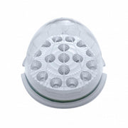 Fog Light Cover With 17 Amber LED Clear Style Reflector Light For 2007-17 KW T660- Driver -Clear Lens