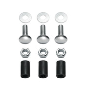 4" X 20" Chrome Standard Bottom Mud Flap Plate - Bolt Thru
