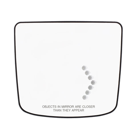 Heated Auxiliary Convex Mirror With LED Turn Signal For 2012-2017 Volvo VNL - Passenger