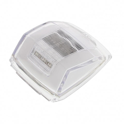 24 LED GloLight Square Cab Light - Amber LED/Clear Lens
