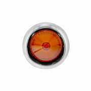 4 LED Dual Function 3/4" Mini Spike Light With SS Bezel (Clearance/Marker) - Amber LED/Amber Lens