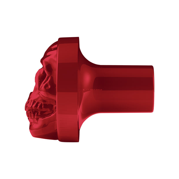Skull Air Valve Knob - Candy Red
