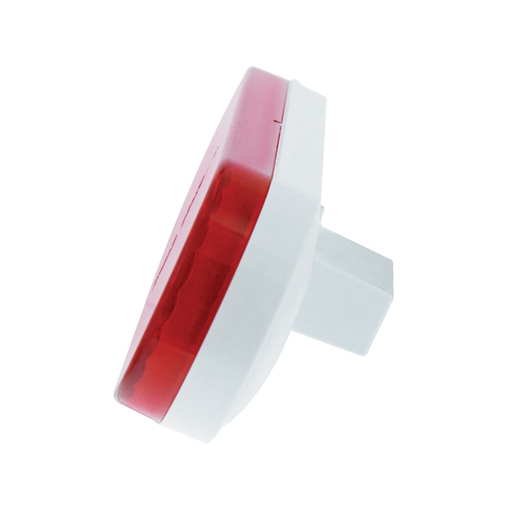 20 LED 6" Oval Turbine Light (Stop, Turn &amp; Tail) - Red LED/Red Lens