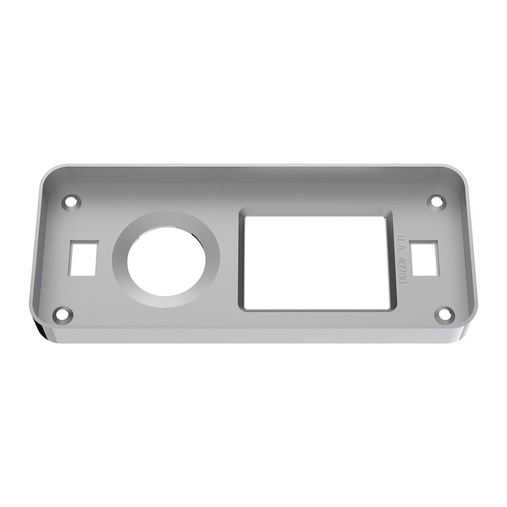 Chrome Plastic Dome Light Cover With Swivel Light Hole For Peterbilt 386 (2006-2010) &amp; 387 (1999-2010)
