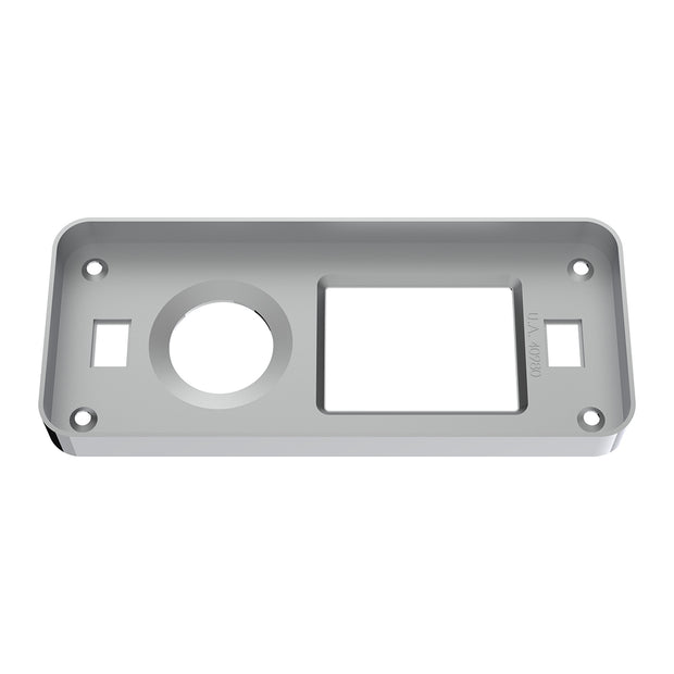 Chrome Plastic Dome Light Cover With Swivel Light Hole For Peterbilt 386 (2006-2010) & 387 (1999-2010)