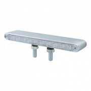 20 LED 9" Double Face Light Bar - Amber & Red LED/Clear Lens